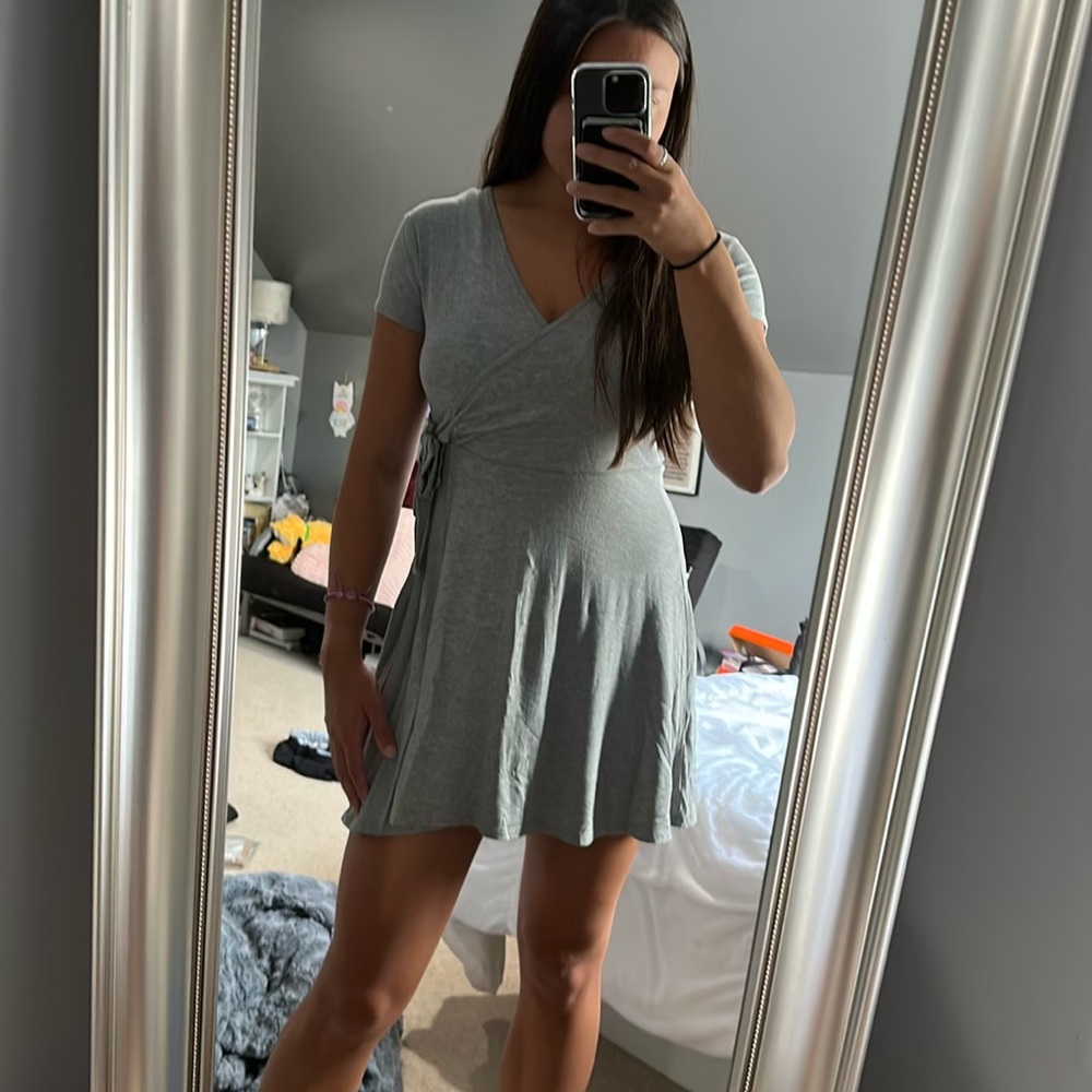 Gray dress